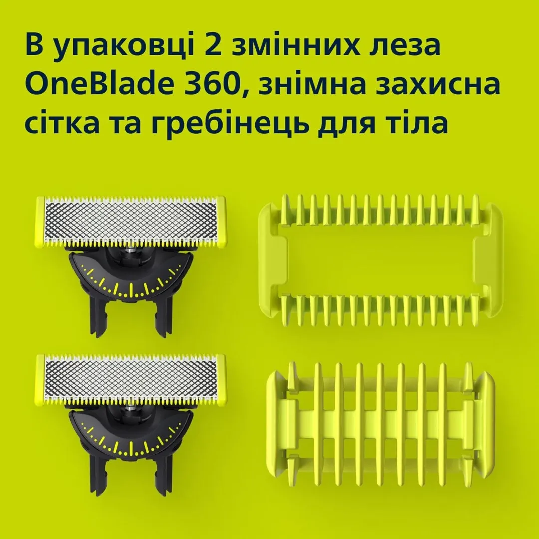 Змінні плаваючі леза OneBlade 360 (QP440/50) — фото 2