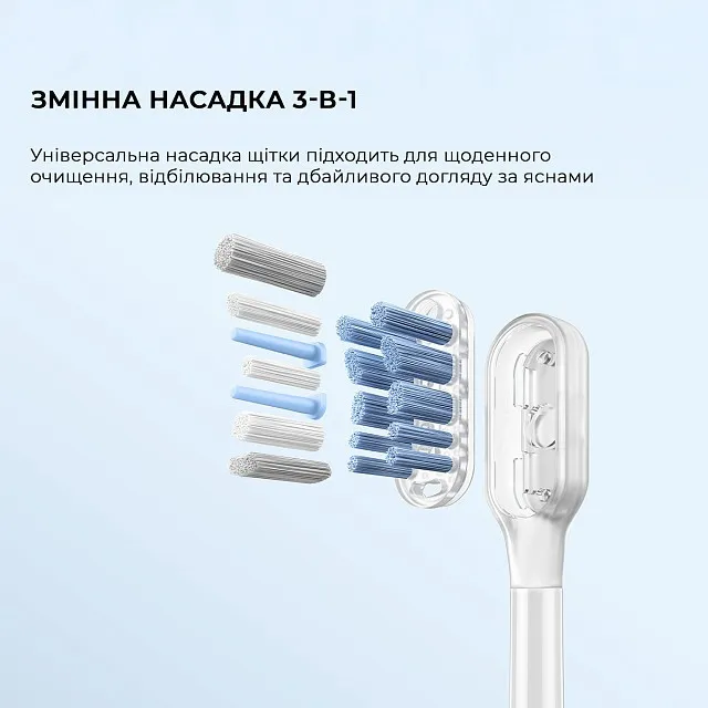 Зубна електрощітка Mova Fresh (White) — фото 7