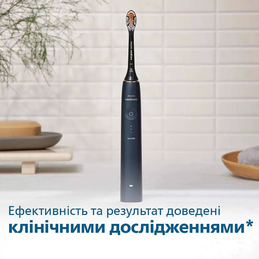 Зубна електрощітка Philips Sonicare DiamondClean Prestige 9900 (Dark Blue) — фото 3