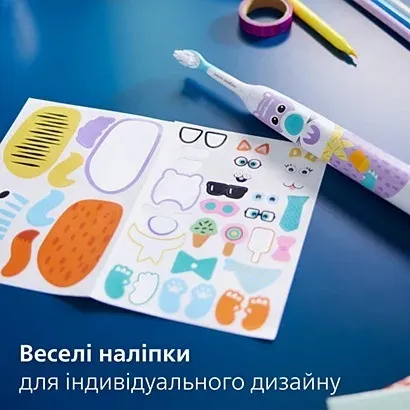 Зубна електрощітка Philips Sonicare For Kids (White) — фото 7