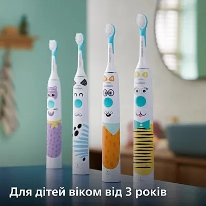Зубна електрощітка Philips Sonicare For Kids (White) — фото 9