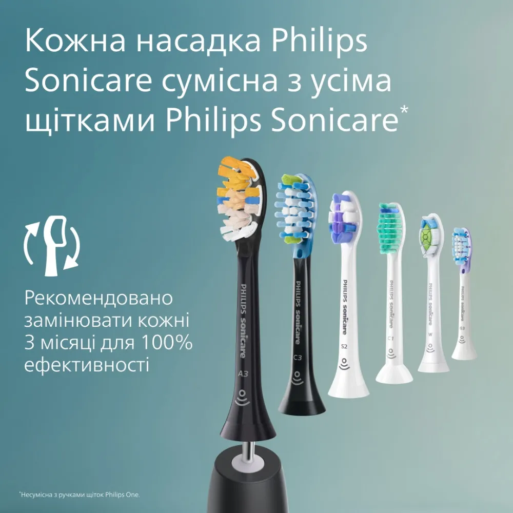 Зубна електрощітка Philips Sonicare series 3100 (Black) — фото 4