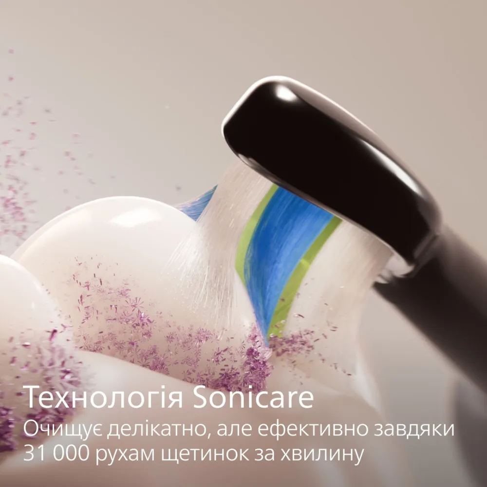 Зубна електрощітка Philips Sonicare series 3100 (Black) — фото 5