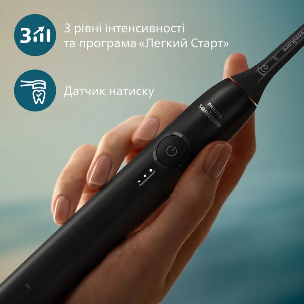 Зубна електрощітка Philips Sonicare series 3100 (Black) — фото 8