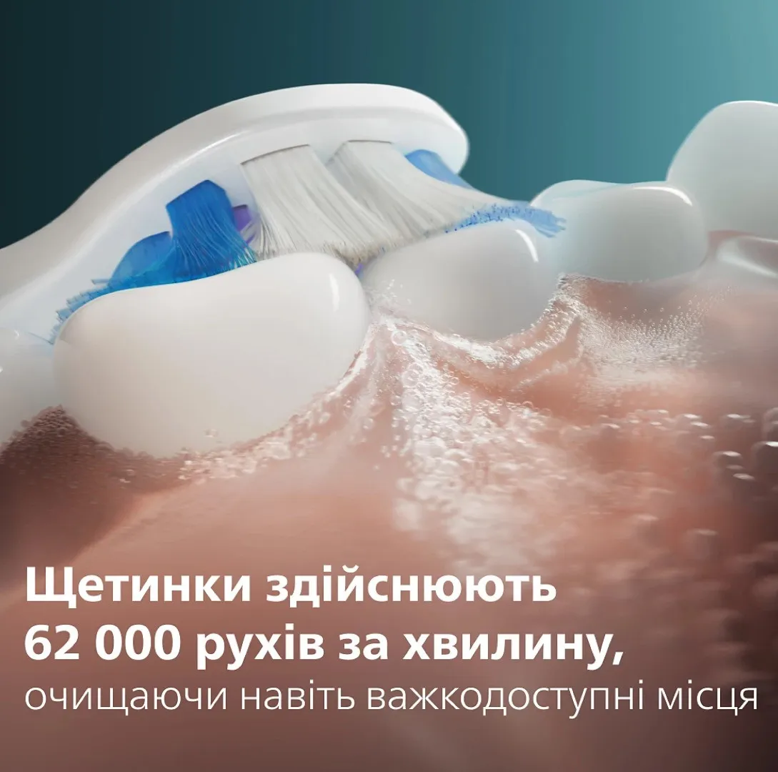 Зубна електрощітка Philips Sonicare Series 6100 (Blue) (HX7406/01) — фото 6