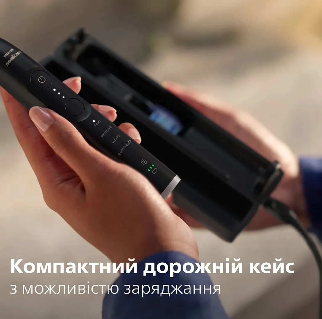 Зубна електрощітка Philips Sonicare Series 7100 with Travel Case (Black) — фото 5
